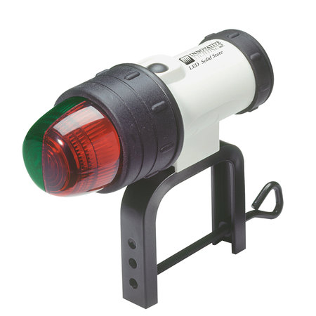 INNOVATIVE LIGHTING Innovative Lighting 560-1111-7 Marine Portable LED Navigation Light - Bow Light, C-Clamp 560-1111-7